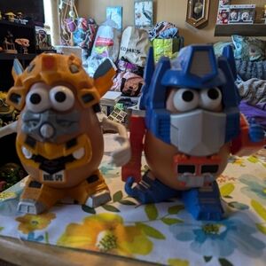 Hasbro Optimash Prime and Bumblespud potato heads